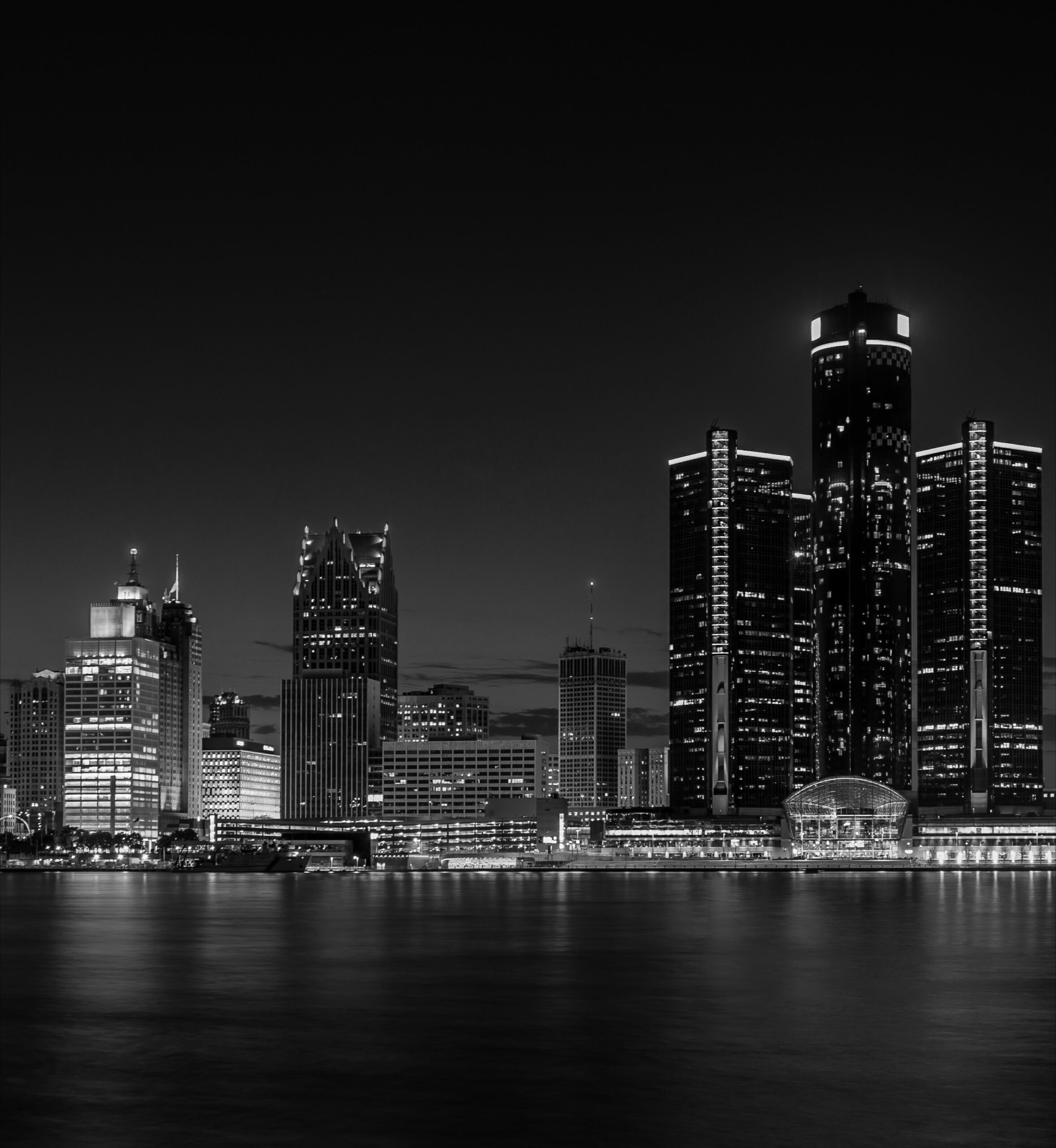 Windsor view of Detroit